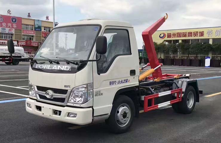 福田时代拉臂式垃圾车